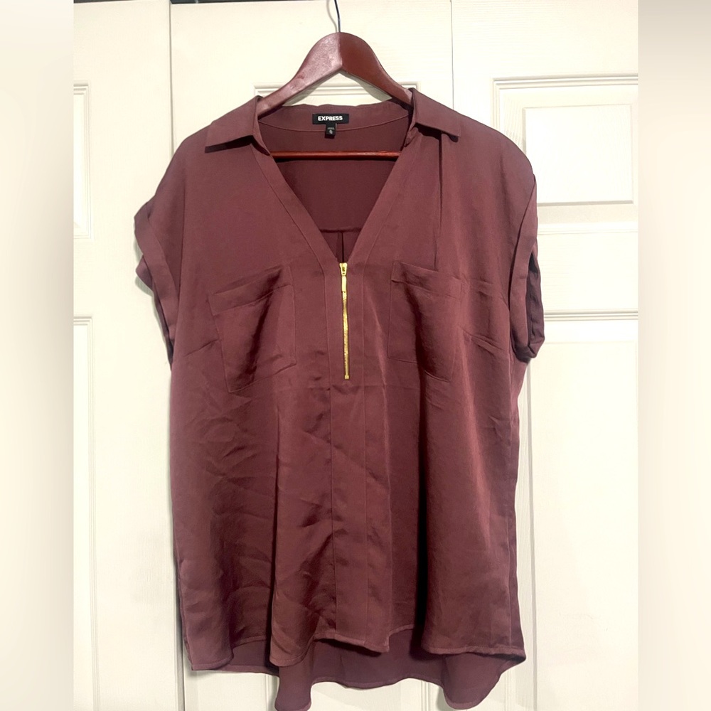 Express Rust colored tank blouse